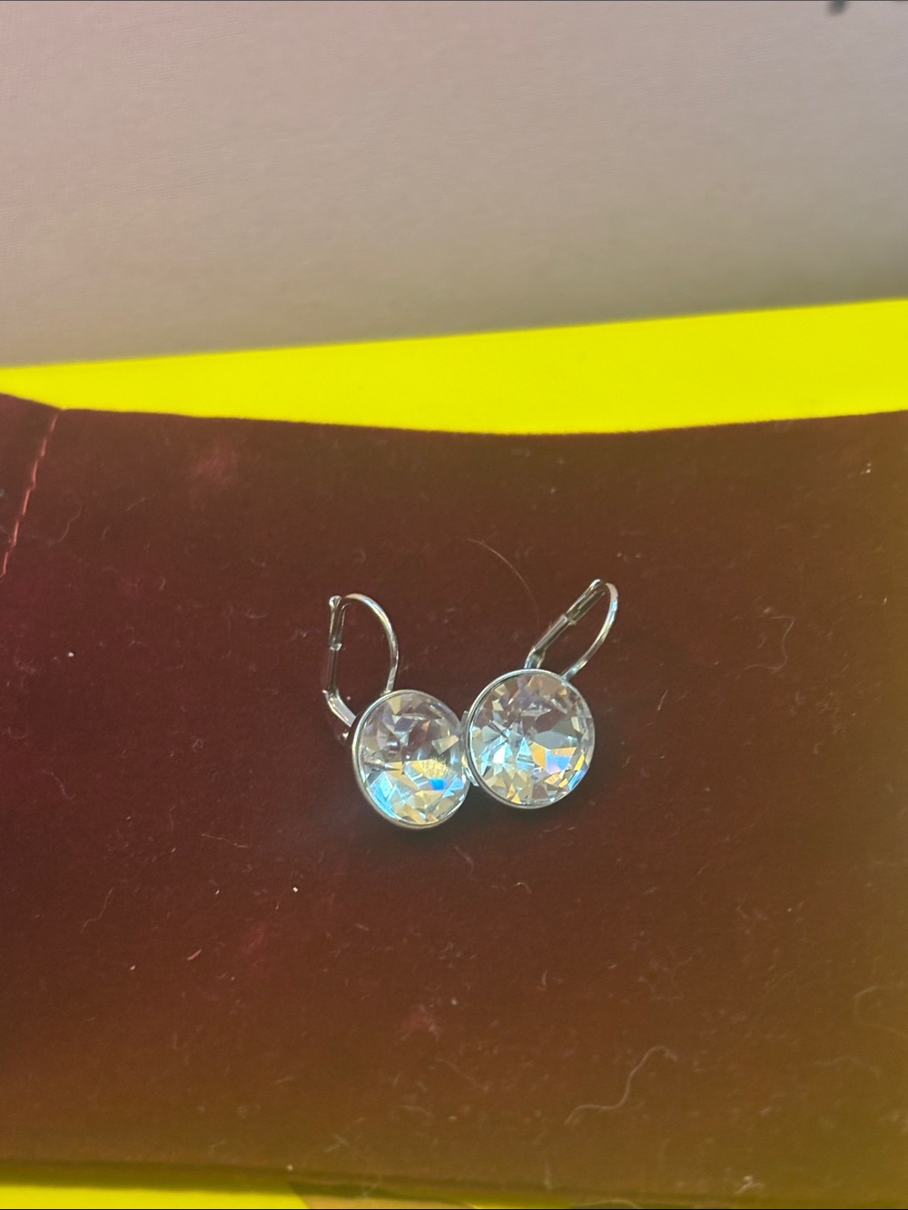 Swaravski Bella drop earrings, new without box